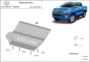 Scut radiator din aluminiu Toyota Hilux Revo 2016 - 2026 - Img 2