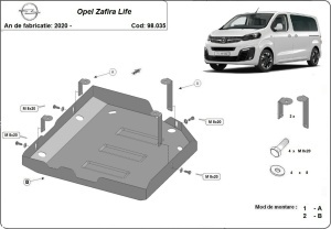 Scut rezervor AdBlue Opel Zafira Life 2020 - 2026 - Img 3