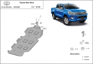 Scut rezervor Toyota Hilux Revo 2016 - 2026 - Img 3