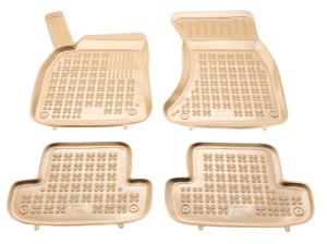 Set covorase cauciuc bej Audi A5 Coupe/Cabrio 2008-2017