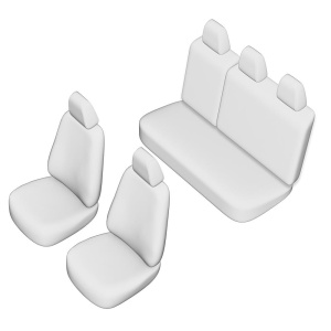 Set huse scaun material textil negre Dacia Sandero 1 Stepway 2008-2012