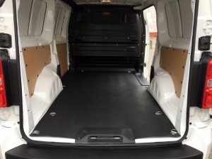 Covor Portbagaj van marfa VW TRANSPORTER T5 / T6 cabina dubla lung 2003 - 2021 - Img 2