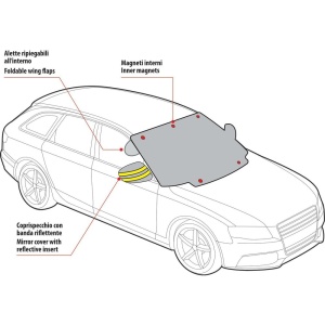 Prelata acoperire parbriz si oglinzi pentru autoturisme vara / iarna - Img 2