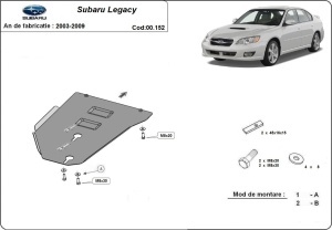 Scut cutie de viteză Subaru Legacy 2003 - 2009 - Img 3
