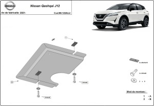 Scut diferențial din aluminiu Nissan Qashqai 2021 - 2026 - Img 3