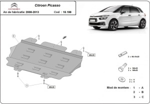Scut motor Citroen C4 Picasso 2008 - 2013 - Img 3