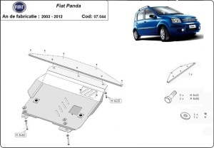 Scut motor Fiat Panda 2003 - 2012 - Img 3