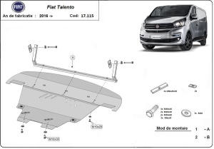 Scut motor Fiat Talento 2016 - 2021 - Img 3