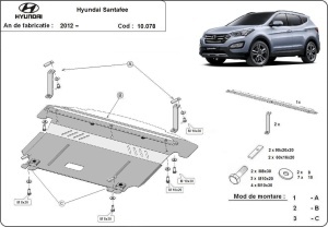 Scut motor Hyundai Santa Fe 2012 - 2018 - Img 3