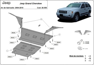 Scut motor Jeep Grand Cherokee 2004 - 2010 - Img 3