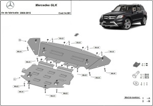 Scut motor Mercedes GLK X204 2008 - 2026 - Img 3