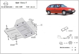 Scut motor Opel Astra F 1991 - 1996 - Img 3