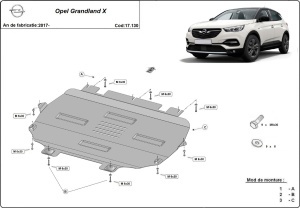 Scut motor Opel Grandland X 2017 - 2026 - Img 3