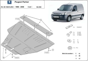 Scut motor Peugeot Partner 1996 - 2008 - Img 3