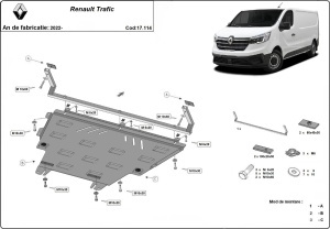 Scut motor Renault Trafic 2022 - 2026 - Img 3