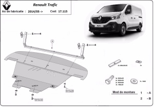 Scut Motor Renault Trafic dupa 2014 2014 - 2021 - Img 3