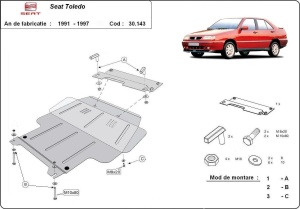 Scut motor Seat Toledo 1 1991 - 1997 - Img 3