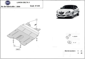 Scut motor și cutie de viteză Lancia Delta 3 2008 - 2014 - Img 3
