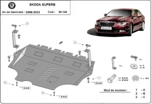 Scut motor Skoda Superb 2008 - 2015 - Img 3