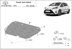 Scut motor Toyota Yaris Hybrid 2013 - 2021 - Img 3