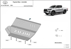 Scut radiator din aluminiu Toyota Hilux Invincible 2021 - 2026 - Img 2