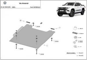 Scut reductor Volkswagen Amarok - Aluminium 2023 - 2026 - Img 3