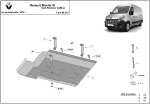 Scut rezervor AdBlue Renault Master 3 - Model 3 2016 - 2024 - Img 3