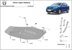 Scut rezervor Dacia Logan Stepway 2012 - 2020 - Img 3