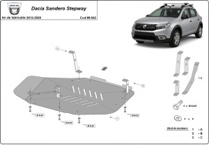 Scut rezervor Dacia Sandero Stepway 2012 - 2020 - Img 3