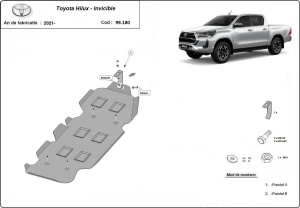 Scut rezervor Toyota Hilux Invincible 2021 - 2026 - Img 3