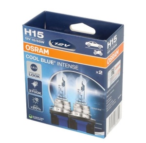 SET BECURI H15 OSRAM COOL BLUE INTENSE