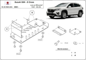 Set de scuturi Suzuki S-Cross 2023 - 2026 - Img 4