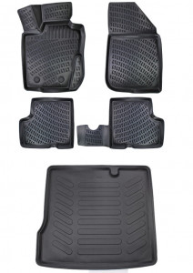 Set Tavita portbagaj + Covorase Dacia Duster 4x2 2010-2018