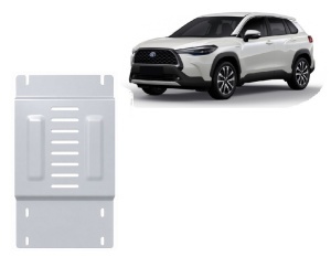 Scut antifurt din aluminiu pentru catalizator Toyota Corolla Cross 2022 - 2026