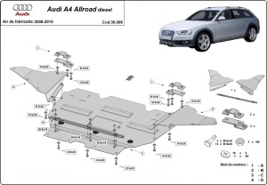 Scut motor Audi A4 B8 All Road - diesel 2008 - 2014 - Img 3