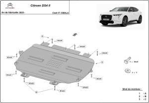 Scut motor din aluminiu Citroen DS 4 II 2021 - 2026 - Img 3