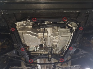 Scut motor din aluminiu Dacia Sandero 2 2012 - 2020 - Img 4
