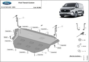 Scut motor Ford Transit Custom 2023 - 2026 - Img 3