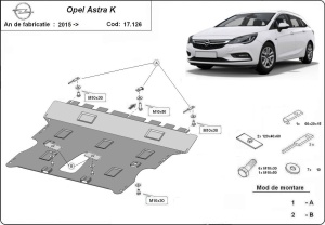 Scut motor Opel Astra K 2015 - 2021 - Img 3
