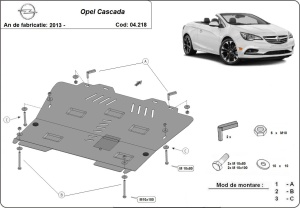 Scut motor Opel Cascada 2013 - 2019 - Img 3