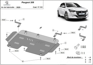 Scut motor Peugeot 208 2019 - 2026 - Img 3