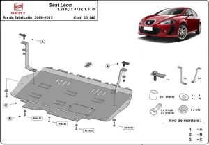 Scut motor și cutie de viteză Seat Leon 2010 - 2012 - Img 3
