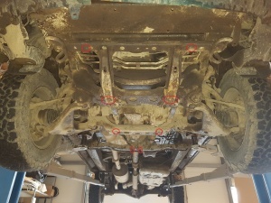 Scut motor și radiator Toyota Hilux 2004 - 2015 - Img 4