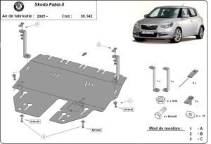 Scut motor Skoda Fabia 2 - Benzina 2007 - 2014 - Img 3