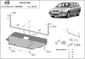 Scut motor Volvo V40 1995 - 2004 - Img 3