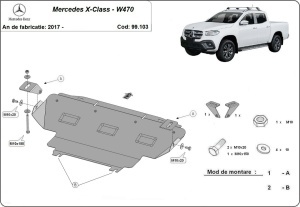 Scut Radiator Mercedes X-Class 2017 - 2020 - Img 3