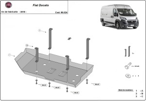 Scut rezervor AdBlue Fiat Ducato 2018 - 2026 - Img 3