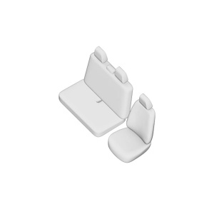 Set huse dedicate Renault Trafic 2+1 2004 - 2014