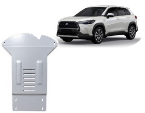 Scut antifurt din aluminiu pentru catalizator Toyota Corolla Cross 2022 - 2026