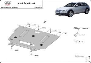 Scut cutie de viteză Audi A4 4 B8 All Road 2008 - 2014 - Img 3